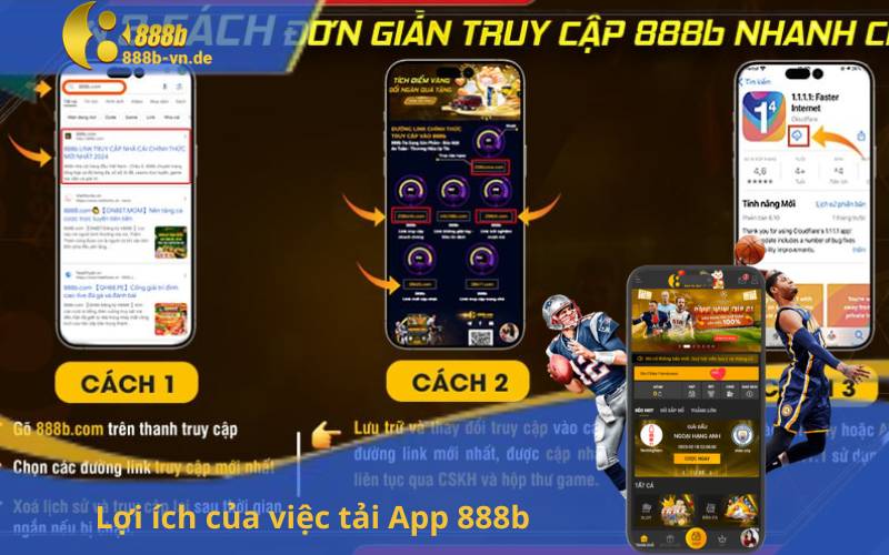 Lợi ích của việc tải App 888b